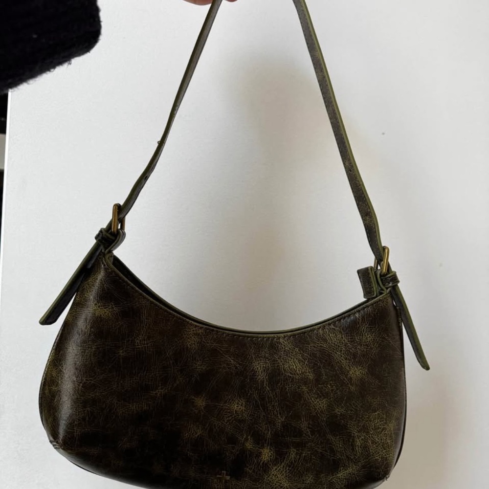 Peta and Jain green vegan leather purse